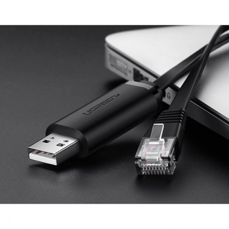 Cáp Lập Trình Console USB To RJ45 FTDI Ugreen 50773 Dài 1,5m