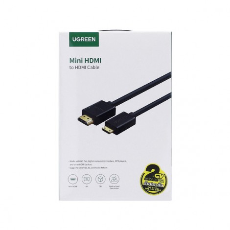 Cáp chuyển đổi Mini HDMI to HDMI 1.5M hỗ trợ 4K@60Hz Ugreen 11167