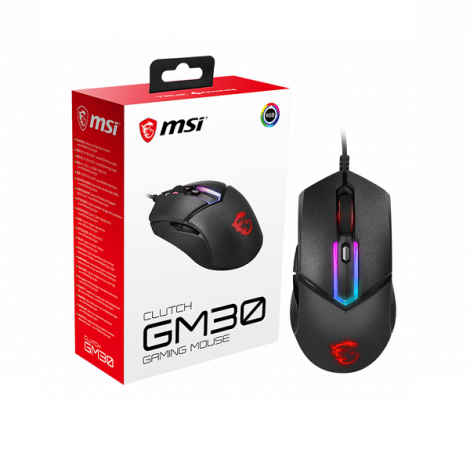 Chuột gaming có dây MSI Clutch GM30 (màu đen)