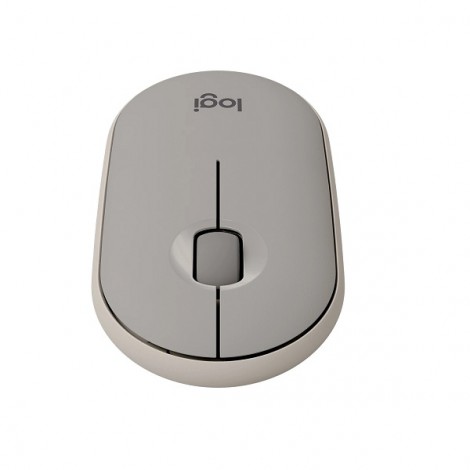 Chuột không dây Logitech Pebble M350 màu Xám (Almond Milk)(910-006665)