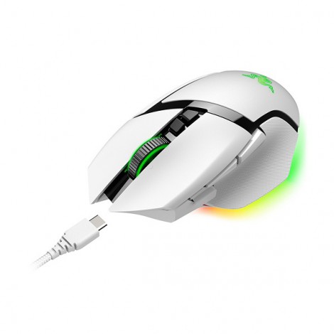 Chuột Gaming không dây Razer Basilisk V3 Pro White Edition RZ01-04620200-R3A1