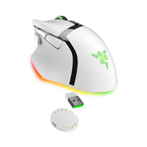 Chuột Gaming không dây Razer Basilisk V3 Pro White Edition RZ01-04620200-R3A1