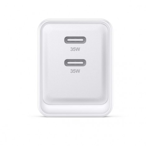 Cốc sạc nhanh IPHONE 14 I 13 I 12 HYPER GAN II DUAL USB-C PPS 33W / PD 35W HJG35NA