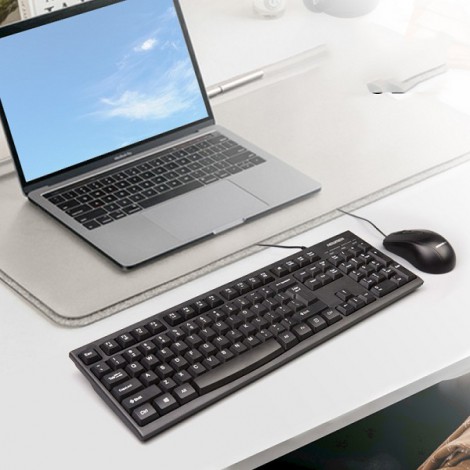 Combo bàn phím + chuột máy tính có dây Newmen T205