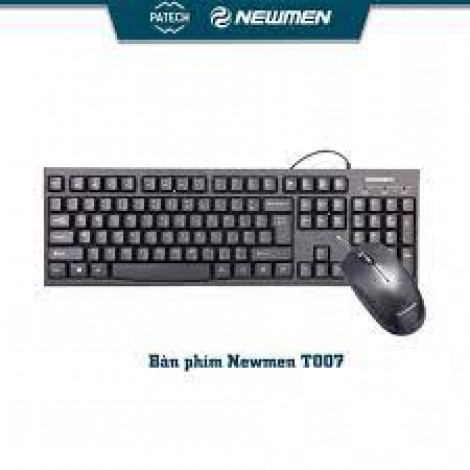 Combo bàn phím + Chuột Newmen có dây T007