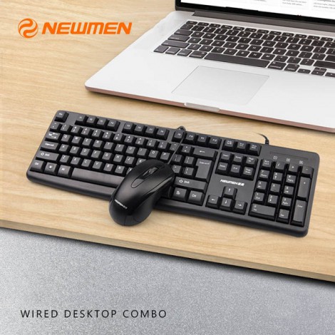 Combo bàn phím + chuột máy tính có dây Newmen T352