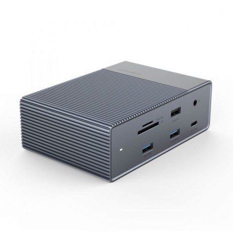 Cổng chuyển HyperDrive Gen2 16-in-1 Thunderbolt 3 Docking Station và Bộ nguồn DC 180W  for Macbook, Chrom, PC, Laptop (HD-G2TB3)