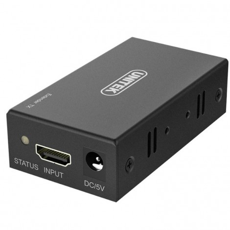 Hộp nối dài HDMI (60m) -> Lan Unitek V100A