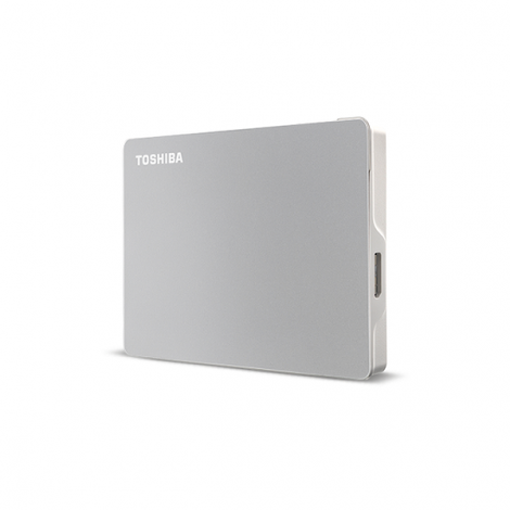 Ổ cứng gắn ngoài HDD Toshiba 2.5 inch Canvio Flex 1TB Silver HDTX110ASCAA