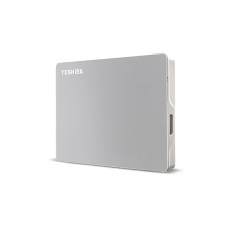 Ổ cứng gắn ngoài HDD Toshiba 2.5 inch Canvio Flex 2TB Silver HDTX120ASCAA
