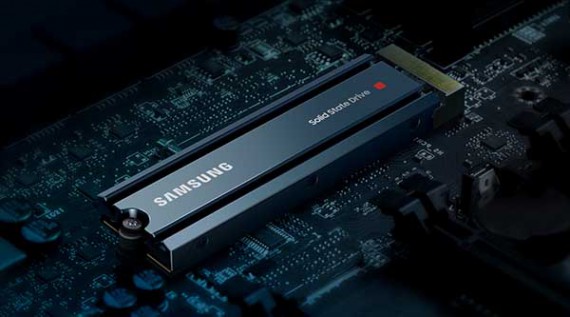 Ổ cứng gắn trong Samsung SSD 980 PRO Heatsink 1TB M2 NVMe,  MZ-V8P1T0CW