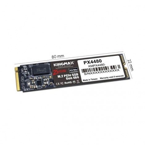 Ổ cứng gắn trong SSD 500GB M.2 2280 PCIe NVMe Gen4x4 Kingmax PX4480