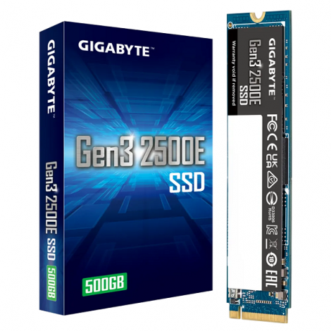 Ổ cứng gắn trong SSD Gigabyte 500GB Gen 3 PCIe 3.0x4 NVMe 1.3 2500E G325E500G
