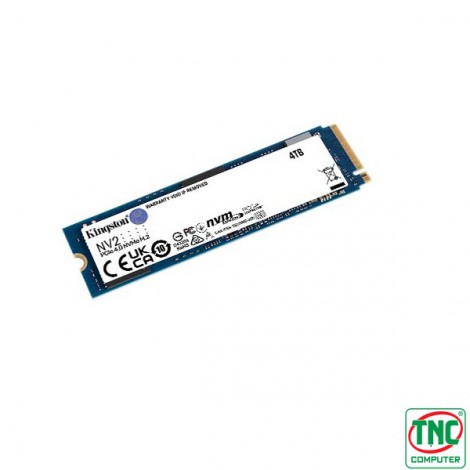 Ổ cứng SSD gắn trong Kingston NV2 4TB PCIe Gen4x4 NVMe M.2 (SNV2S/4000G)