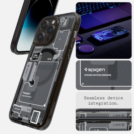 Ốp lưng Iphone 14 PRO MAX SPIGEN Ultra Hybrid Zero One Magfit- (Desigbn For Magsafe) - ACS05539