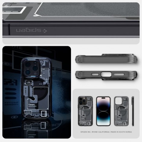 Ốp lưng Iphone 14 PRO SPIGEN Ultra Hybrid Zero One Magfit- (Desigbn For Magsafe)– ACS05540
