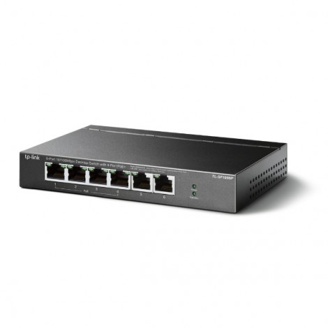 Switch TP-Link 6 Port 10/100Mbps with 4 Cổng PoE TL-SF1006P