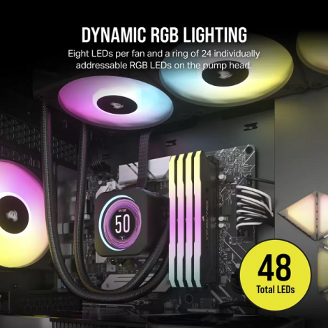 Tản nhiệt nước 3 Fan Corsair H150i ELITE LCD XT CW-9060075-WW