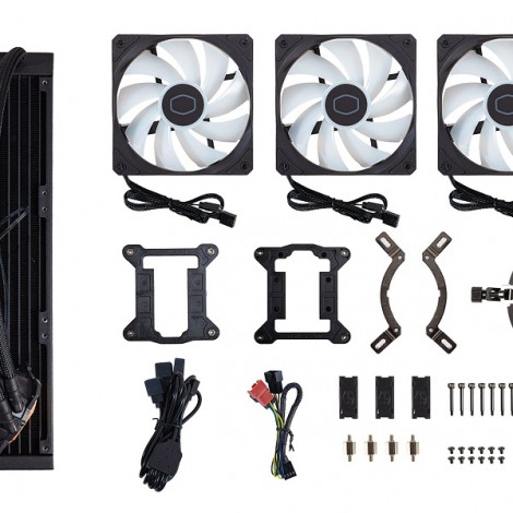 Tản nhiệt nước CPU 3 Fan Cooler Master 360L CORE ARGB