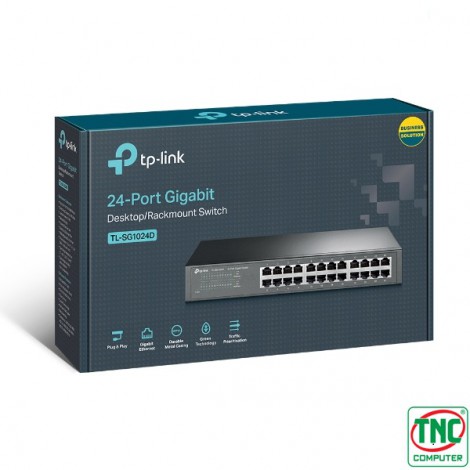 Switch TP-Link TL-SG1024D (24 Port/ 1 Gbps/ Unmanaged)