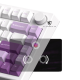 Bàn phím cơ Gaming không dây FL-Esports GP75 CPM White Body Taro Purple, Kailh Box Red Switch