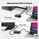 Bộ chia sẻ USB 3.0 2 vào 1 ra Ugreen 15149, 2 máy tính dùng chung 1 máy in