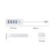 Bộ chia Type C sang 4 cổng USB 3.0, Trắng, Orico PW4U-C3-015-WH