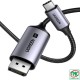 Cáp chuyển đổi USB-C to Displayport 1.4 dài 8K 60Hz, 4K 240Hz 2m Ugreen 25158