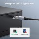 Cáp máy in USB-C to USB-B dài 3m Ugreen 80808