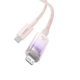 Cáp Sạc Nhanh Tự Ngắt Type C to Lightning dài 1m Baseus Explorer Series 20W Pink CATS010204