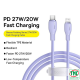 Cáp sạc nhanh USB TypeC to Lightning 20W Baseus Pudding Series Fast Charging dài 1.2m P10355701511-00