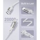 Cáp USB-A to Lightning INNOSTYLE PowerFlex MFI 1.5m 12W IAL150ALSV màu bạc