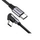 Cáp USB Type C To Type C Bẻ Góc 90 Độ Dài 1m Ugreen 50123