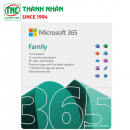 Phần mềm Microsoft M365 Family English Subscr 1YR APAC EM 6GQ-01896