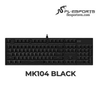 Bàn phím cơ có dây FL-Esports MK104 Pro Black FLCMMK Ice Violet Switch/ FLCMMK Ice Pink Switch