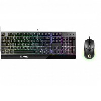 Bộ bàn phím, chuột gaming giả cơ có dây MSI Vigor GK30 US (màu đen)