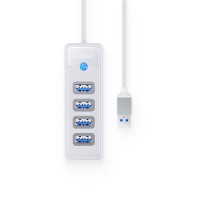 Bộ chia USB-A sang 4 cổng USB 3.0 , Trắng, Orico ...