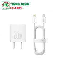 Bộ combo củ sạc + cáp sạc nhanh Lightning 20W Baseus ...