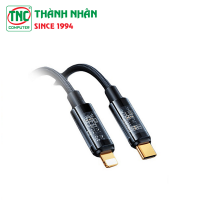 Cáp sạc nhanh trong suốt Type-C to Lightning Pisen Quick ...