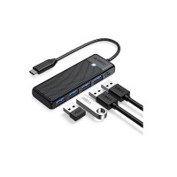 Hub USB Type C sang 4 cổng USB 3.0 Orico PAPW4A-C3-015-BK màu ...