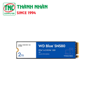 Ổ cứng gắn trong SSD 2TB M.2 PCIE NVME Gen 4x4 Western Digital Blue SN580 WDS200T3B0E