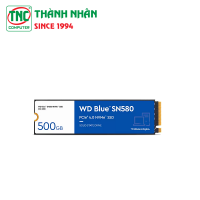Ổ cứng gắn trong SSD 500GB M.2 PCIE NVME Gen 4x4 Western Digital Blue SN580 WDS500G3B0E