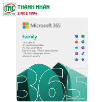 Phần mềm Microsoft M365 Family English Subscr 1YR APAC EM ...