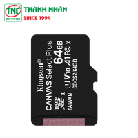 Thẻ nhớ 64GB MicroSDXC Kingston Canvas Select SDCS2/64GB ...