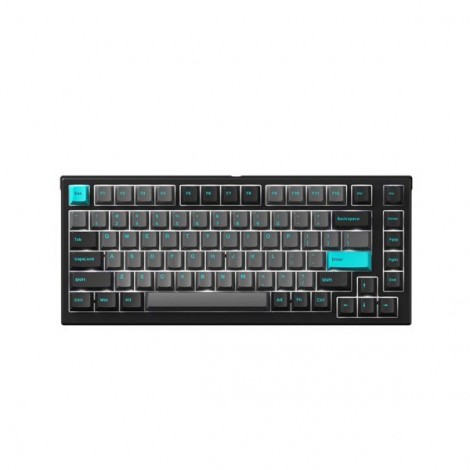 Bàn phím cơ AKKO MonsGeek MG75 Black & Cyan