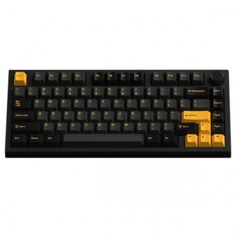 Bàn phím cơ Gaming không dây FL-Esports GP75 CPM Black Body Polar Night Kailh Box Brown Switch