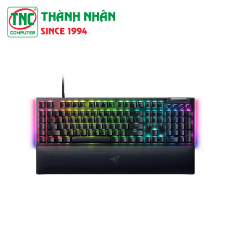 Bàn phím Gaming có dây Razer BlackWidow V4 Green Switch RZ03-04690100-R3M1