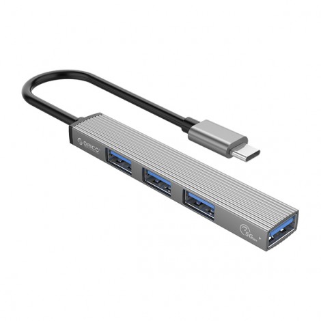 Bộ chia Type C ra 4 cổng USB 3.0 và 2.0 Orico AH-13-GY-BP