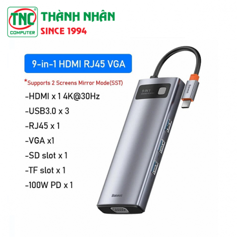 Bộ chuyển đổi USB-C đa năng Baseus ...