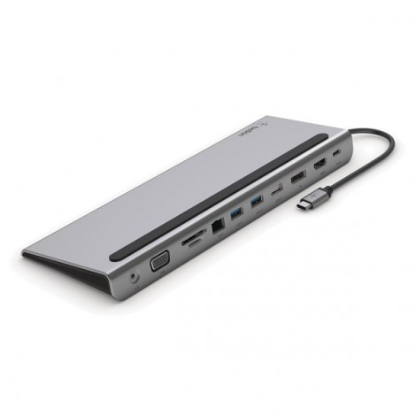 Bộ chuyển đổi USB type C 11-in-1 Multiport Belkin INC004btSGY (màu xám )